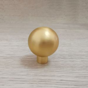 引き出し家具キャビネットボールノブ亜鉛真鍮金仕上げドアプルノブ - Product Image 4