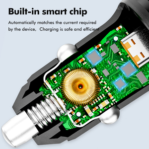 Bộ sạc xe hơi đa cổng USB-C, sạc nhanh PD 30W, QC 3.0, chống cháy, dành cho laptop và điện thoại - Product Image 5