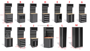 Atacado Steel Garage Workshop <span class=keywords><strong>Workbench</strong></span> Tool Trolley Cart Metal Tool Cabinet para armazenamento e organização <span class=keywords><strong>Corner</strong></span> <span class=keywords><strong>Workbench</strong></span> - Product Image 6