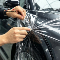 Film de protection de peinture transparent en TPU 8,5 mil 1,53 x 15 m pour voiture, film PPF auto-réparateur, résistant aux rayures, anti-taches, résistant aux UV, en rouleau