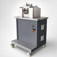 Machine de granulation de plastique, mini moulin à deux rouleaux de bureau, rouleaux de 80 mm, mélangeur de composés PE PP PVC, granulation de laboratoire, CE ISO