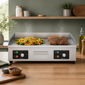 Plaque de cuisson électrique professionnelle commerciale 660 mm 3500 W à haute efficacité pour comptoir, idéale pour l'hôtellerie et la restauration - Product Image 1