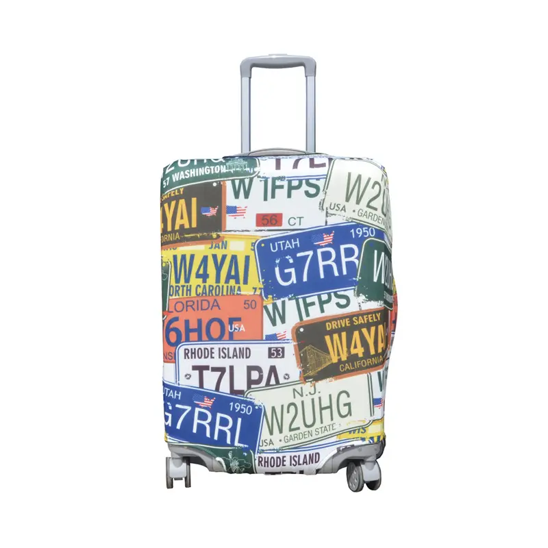 Hot Sale stretchy polyester fabric Luggage Suitcase Protection Cover Hot Sale New Style Cases Travel Customized