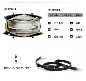 Nuevo Bolso de Diseño de Lujo Personalizado de Alta Calidad para Mujer, Bolso de Hombro de Cuero PU, Bolso Tote, Bolso de Mano - Product Image 2