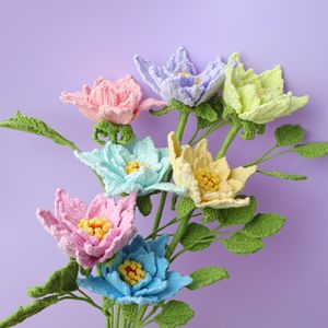 Móc tay móc vĩnh cửu Alice hoa hồng thành phẩm sợi đan hoa cho ngày của mẹ năm mới làm bó hoa của cô gái - Product Image 3