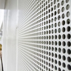 Tùy chỉnh bên ngoài tường kiến trúc kim loại đục lỗ nhôm mặt tiền Ốp 5mm lỗ đục lỗ tấm - Product Image 1