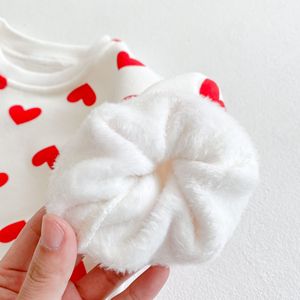Keli collezione 2025 primavera <span class=keywords><strong>tuta</strong></span> da bambina da neonato a manica lunga 100% cotone felpato fascia per capelli - Product Image 6