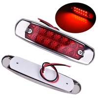 Feu de position latéral à LED pour arrière de camion, feu de gabarit à LED, lumière de caravane, 12V, 24V