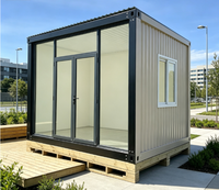 Unidad de Vivienda Modular de Vidrio Aislada y Prefabricada para Oficina en Casa / Estudio en el Patio Trasero / Pequeño Salón de Café