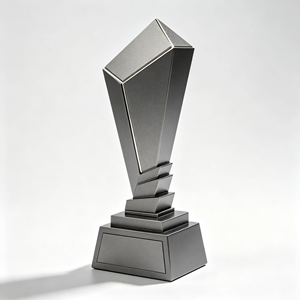 Sculpture personnalisée ODM en acier inoxydable, trophée avec gravure personnalisée, récompense d'entreprise, événements professionnels - Product Image 1