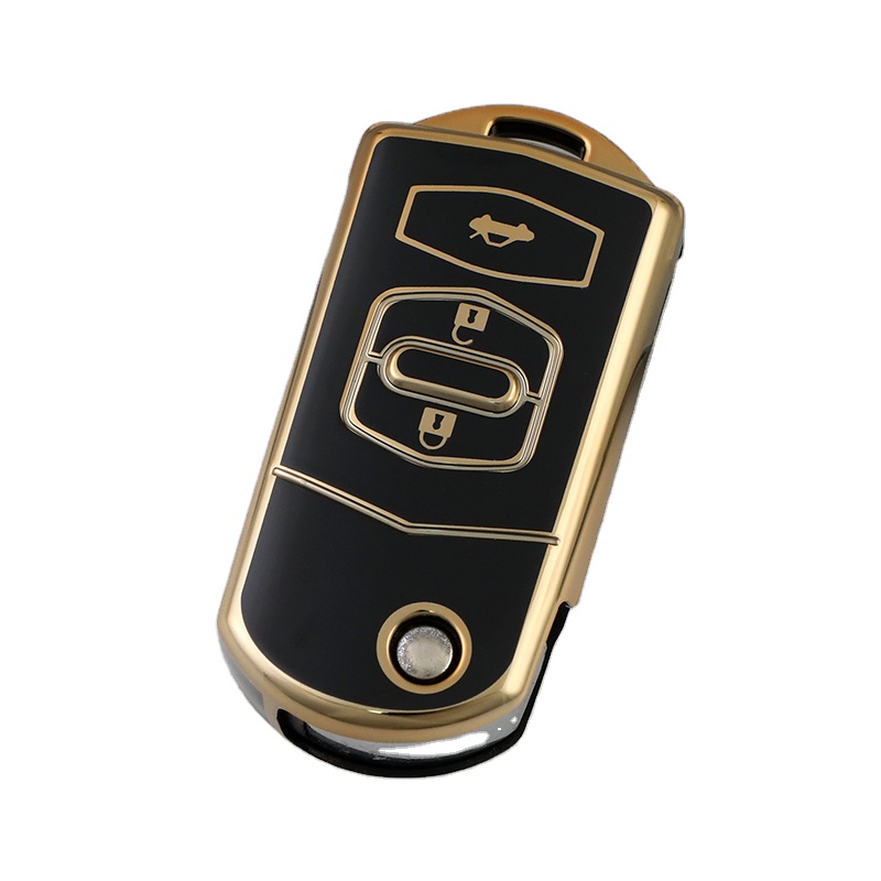 Carcasa Plegable De 3 Botones Para Llave De MAZDA 3, 5, 6, MX5, CX-5, CX-7, CX-9, RX8 — Actualiza Tu Llave