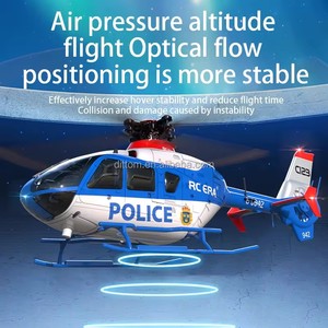 Hélicoptère RC 2.4G 6CH C123 Brushless à rotor unique, simulateur de positionnement à double flux, modèle d'avion de combat - Product Image 5