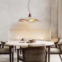 Lampe suspendue Wabi-Sabi Chambre à coucher Bar Salle à manger Salon de thé Éclairage décoratif pour la maison Éclairage nordique en ciment LED Lustre