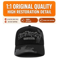 Cappelli da baseball in pelle scamosciata ricamati in rete, serie Hot Messico, qualità G5 e 1:1, all'ingrosso, originali Gorras Baez