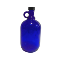 Bouteilles en verre de laboratoire ambrées de 1L, 2L, 2,5L, 4L avec bouchons à couronne pour l'emballage de bière, de vin, de produits chimiques, forme carrée, surface givrée