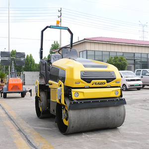 Thủy lực 3 tấn làm mát bằng nước động cơ diesel đi xe trên đường lăn Máy Đầm với động cơ diesel - Product Image 3