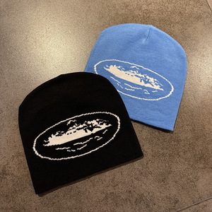 Gorros deportivos de esquí de punto con logotipo personalizado OEM, gorro de invierno de Jacquard acrílico Unisex de alta calidad, jersey de protección, gorro cálido - Product Image 6