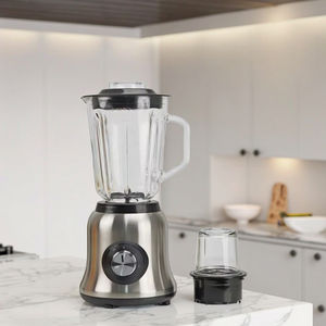 Mini Licuadora Portátil 2 en 1 para Frutas, 6 Cuchillas, Uso Doméstico, Carcasa de Acero Inoxidable, Capacidad de 1.5L, Eléctrica, para Cocina - Product Image 2