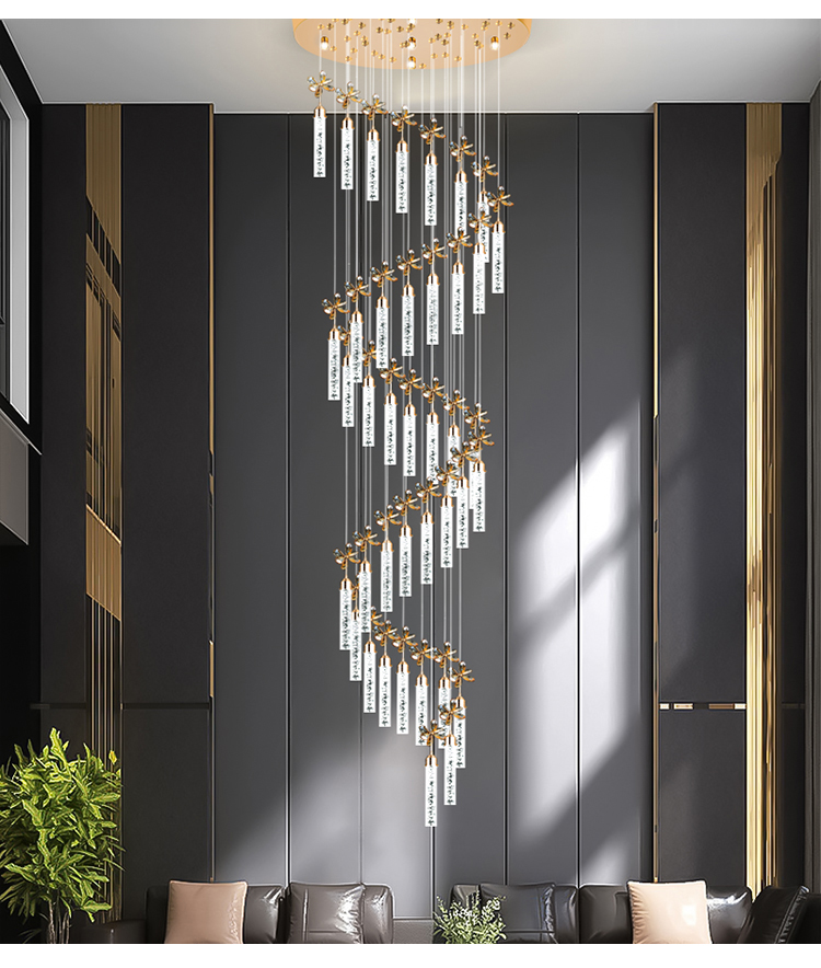 12 lumières D40 * H150CM = D15 * H59inch