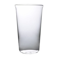 Gobelet en verre à large ouverture, style nordique, transparent, pour café glacé, thé au lait, boissons froides, logo personnalisé, vente en gros