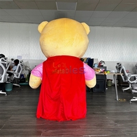 Costume de mascotte gonflable géant personnalisé en forme d'ours en peluche pour événements, défilés et promotions