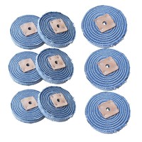 Jean Spiral Row Wheel Coutellerie de sable traité collé Acier inoxydable Bois Cuivre Matériau pour meulage grossier Abrasifs Grit Pattern