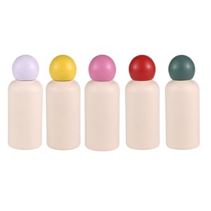 Bouteille d'eau isotherme 400 ml Big Nose avec revêtement intérieur 304 et coque extérieure 201, couvercle rond mignon, en acier inoxydable, bouteille sous vide, logo personnalisé - Product Image 6