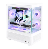PC Window Desktop Case Gaming MINI-ITX M-ATX 7 ventilateurs 280 Liquid Cooler Computer Cases Tower