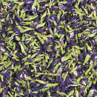 Kantong Teh Bunga Kacang Kupu-kupu Premium, Kualitas Makanan, Transparan, Berdiri Sendiri, Warna Biru Alami untuk Minuman dan Kue