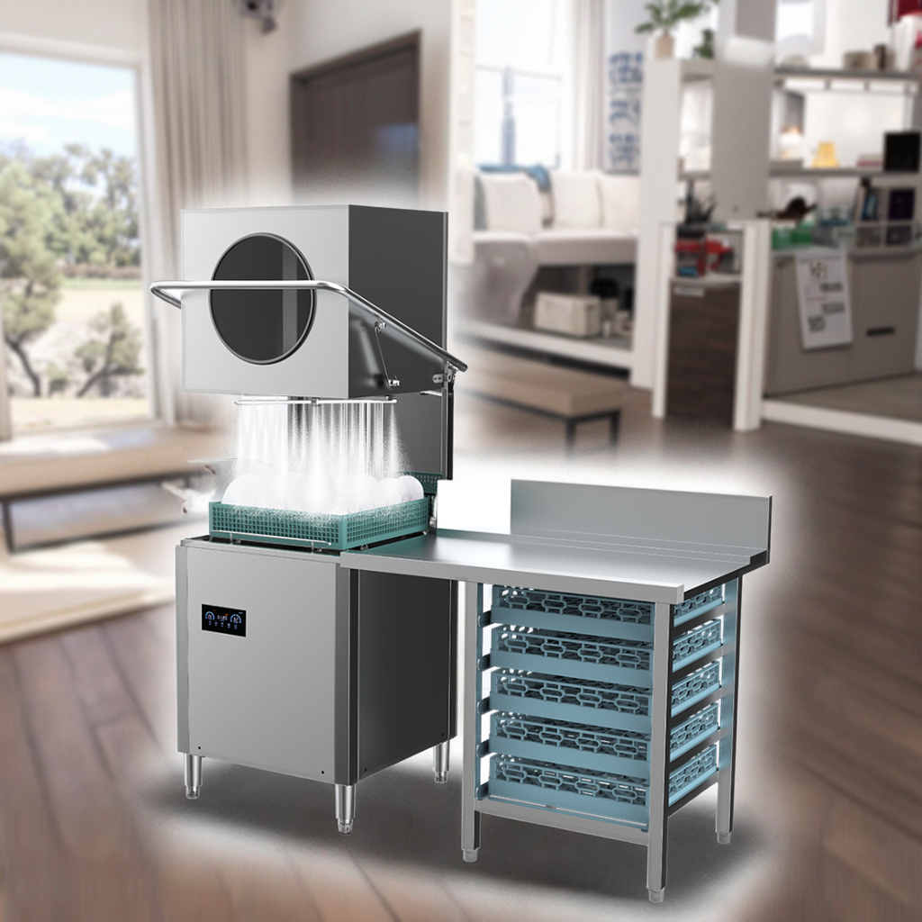 Household Freestanding Electric Stainless Steel Dishwasher Machine 60-Rack-Hour Smart App-Controlled Full-Integrated Control 4