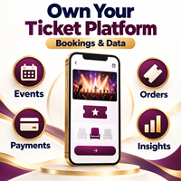 Pengembangan Aplikasi Pemesanan Hiburan Acara Kustom untuk IOS Android Dengan Penemuan Acara dan Pemesanan Tiket LionCreate