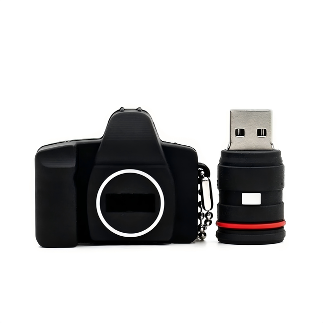 Mini Pendrive Flash Memory Plastic Camera Shaped USB Flash Drive 1GB to 4tb Usb Flash Drive 2.0/3.0 USB Drive for Photography