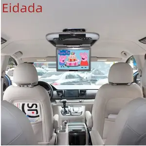 New 13 Inch Car Roof Mount Flip Down Reverse Monitor AV Overhead TV Ceiling MP5 Player Connect Navigation