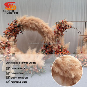 Rosas Artificiales de Seda Suave en Forma de Arco, Color Beige Boho, para Decoración de Bodas, Celebraciones, Fiestas y Navidad - Product Image 2