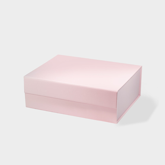 Hot Selling Luxury Custom Pink Magnetic Gift Box 100pcs for Birthdays and Weddings Small Business White with Matt Lamination