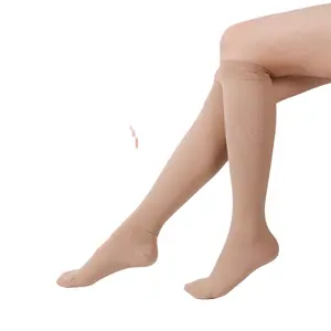 Mezun hemşire varis çorabı 30-40mmhg diz yüksek ortopedik destek tıbbi varis çorabı tıbbi çorap