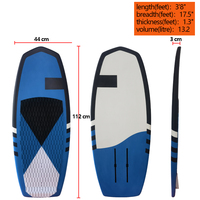 Planche de surf hydrofoil rigide en fibre de carbone OEM de haute qualité avec plaques en EPS PVC pour le surf en mer et le wing foil