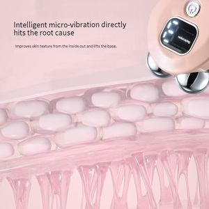 Masseur facial portable avec écran numérique - 3 niveaux de chaleur et longue durée de vie de la batterie - Product Image 3