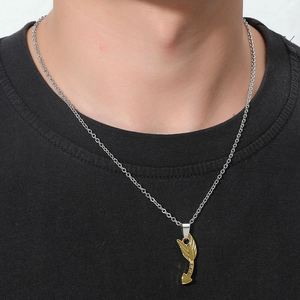Collier en acier inoxydable pour couple, vente en gros 2021, pendentif en forme de cœur pour homme et femme, cadeau pour la Saint-Valentin - Product Image 2