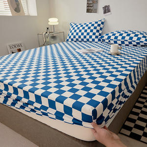 Bed Cover Japanse Effen Kleur Bed Cover Anti-Slip Stof Deken Bed Cover Vier Seizoenen - Product Image 4