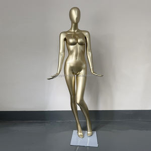 عارضة أزياء أنيقة فاخرة من قوانغتشو ، عارضة أزياء نسائية ذهبية ، عارضة أزياء نسائية ، عارضة أزياء من الألياف الزجاجية ، عارضة أزياء - Product Image 5