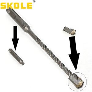 Alta qualità 5/6/8/10/12/14/16mm doppio flauti YG8C punta in metallo duro SDS PLUS gambo elettrico punta a martello garanzia di 3 anni - Product Image 1