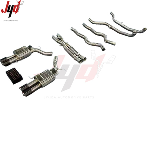 Échappement JYD <span class=keywords><strong>E60</strong></span> M5 pour <span class=keywords><strong>BMW</strong></span> M5 <span class=keywords><strong>E60</strong></span> E61 5.0L <span class=keywords><strong>V10</strong></span> Big Single Midpipe Valvetronic Silencieux Valved Catback avec embouts d'échappement - Product Image 3