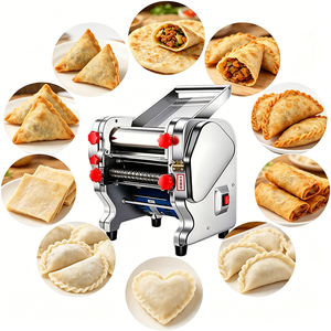 Presse à pâte domestique 160 mm de largeur de rouleau pour pâtes fraîches et enveloppes de raviolis 550W CE - Product Image 1