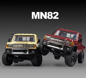 Coche RC a Escala 1:12 SJY-MN82 PRO Mejorado 4x4 Todoterreno con Faros, Control Remoto, Juguete para Niños, Regalo para Adultos - Product Image 5