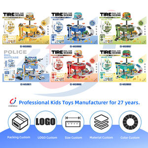 Chengji Ensemble de jeu pour enfants : Parking intelligent à trois étages, circuit de course sportif en alliage, avec rangement de véhicules et scénario de simulation - Product Image 4