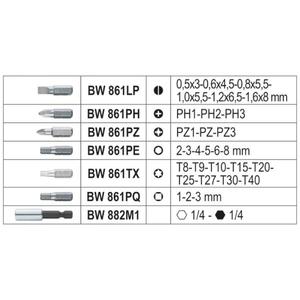 BETA - 008606992 Set con 30 bits y 1 portabrocas magnético de liberación rápida-EAN 8054809348346 INSERTOS PARA ATORNILLADO - Product Image 2
