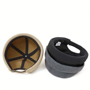 Primavera Verano coreano Skullcap mujeres japonés Yupi Sin borde marinero Hip Hop hombres calle Retro moda chino propietario sombrero - Product Image 3