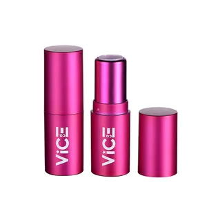 2 gramm rosa zylinderförmige leere lipbalsam-tube aus kunststoff für make-up lippenstift kundenspezifische verpackungsbehälter