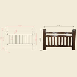 Loại Bỏ Tốt Nhất Bê Tông Bài Xi Măng Tre Hàng Rào Khuôn - Product Image 4